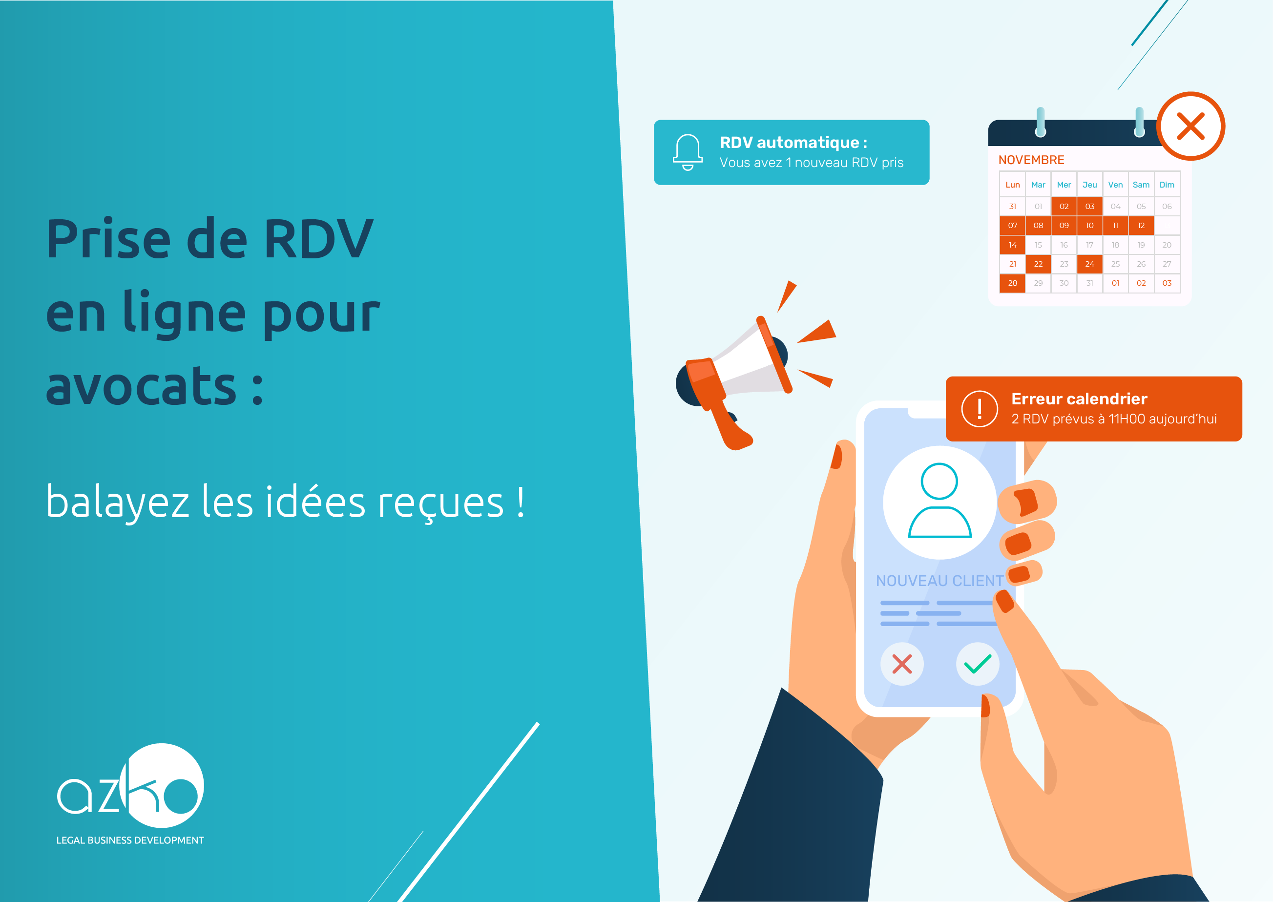 Prise de RDV en ligne pour avocats : balayez les idées reçues ! Prise de RDV en ligne pour avocats : balayez les idées reçues !
