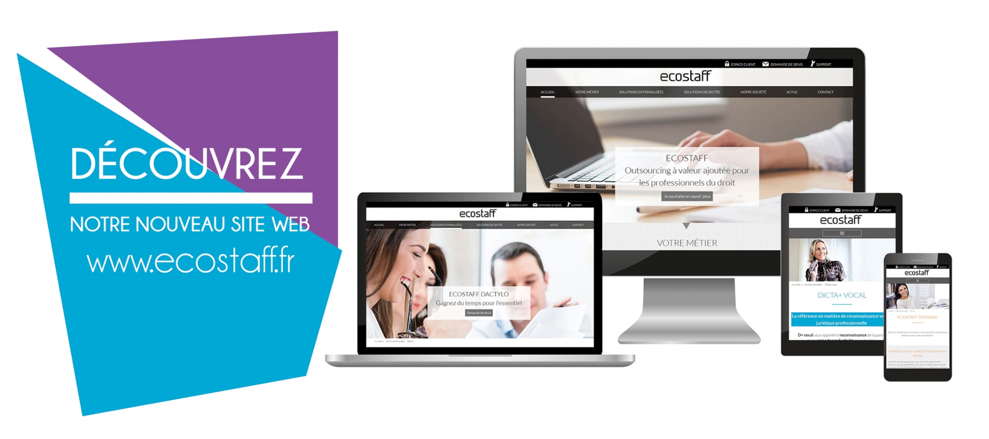 Le site ECOSTAFF fait peau neuve > Découvrez-le !