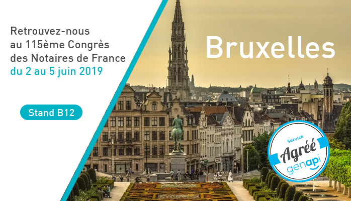 Nous serons heureux de vous retrouver encore cette année au Congrès des Notaires... Rendez-vous à partir du 2 juin à Bruxelles ! 