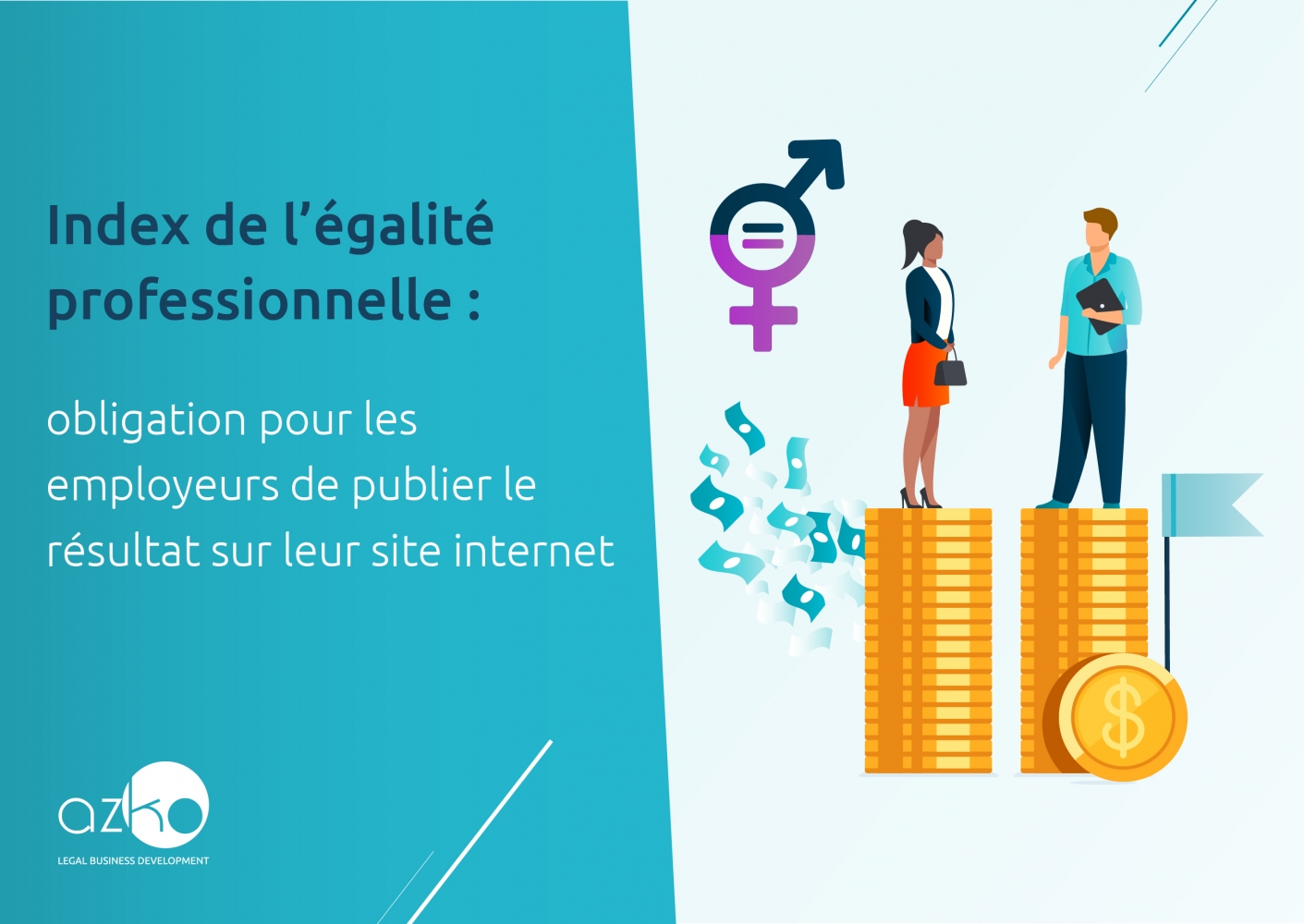 Index de l’égalité professionnelle : obligation pour les employeurs de publier le résultat sur leur site internet