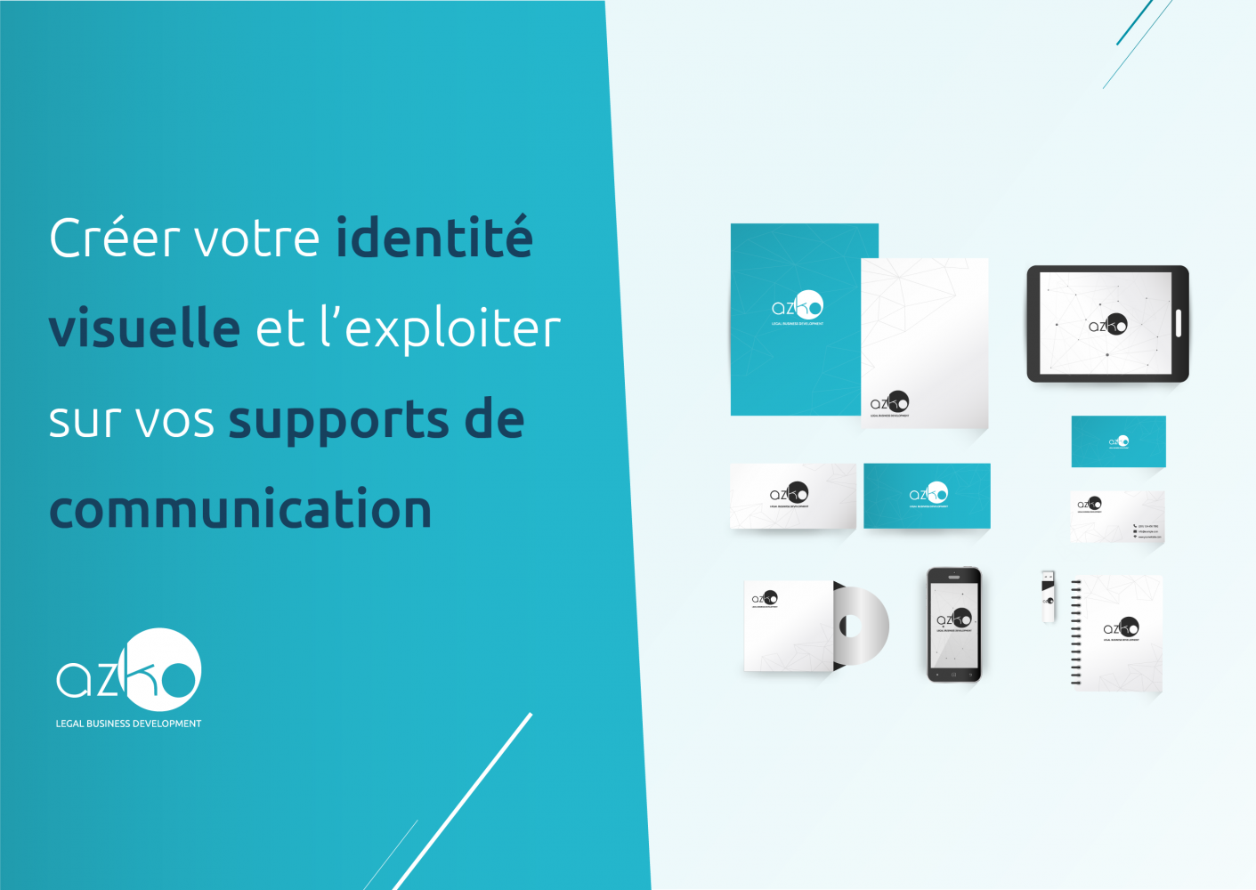 Créer votre identité visuelle et l’exploiter sur vos supports de communication  