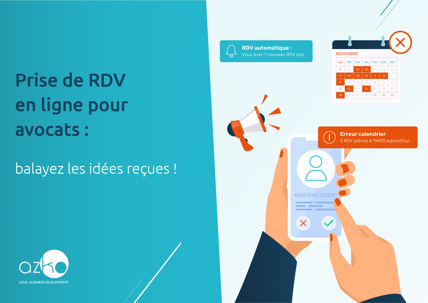 Prise de RDV en ligne pour avocats : balayez les idées reçues !