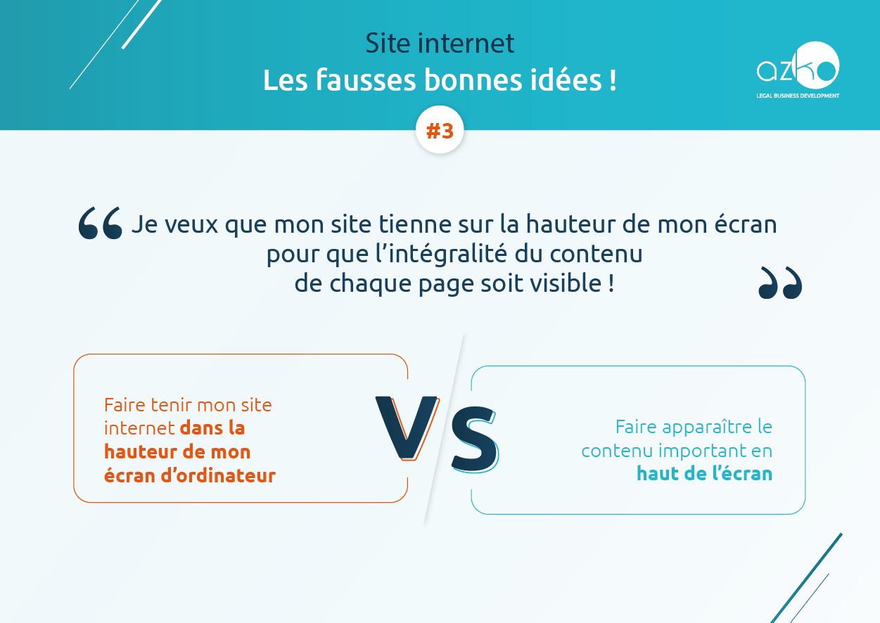 Site internet : fausses bonnes idées - #3