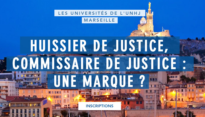 Demain démarre les universités de L'UNHJ à Marseille !